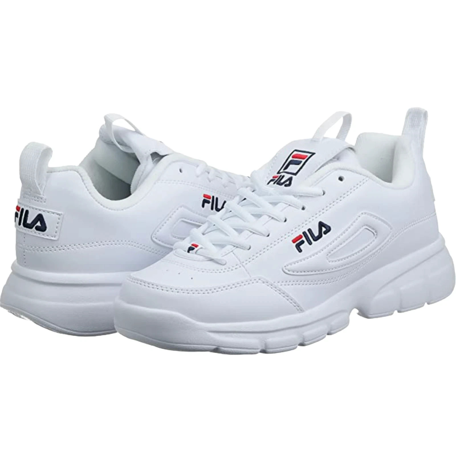 Fila Mens White Disruptor SE  Sneaker Casual Shoe