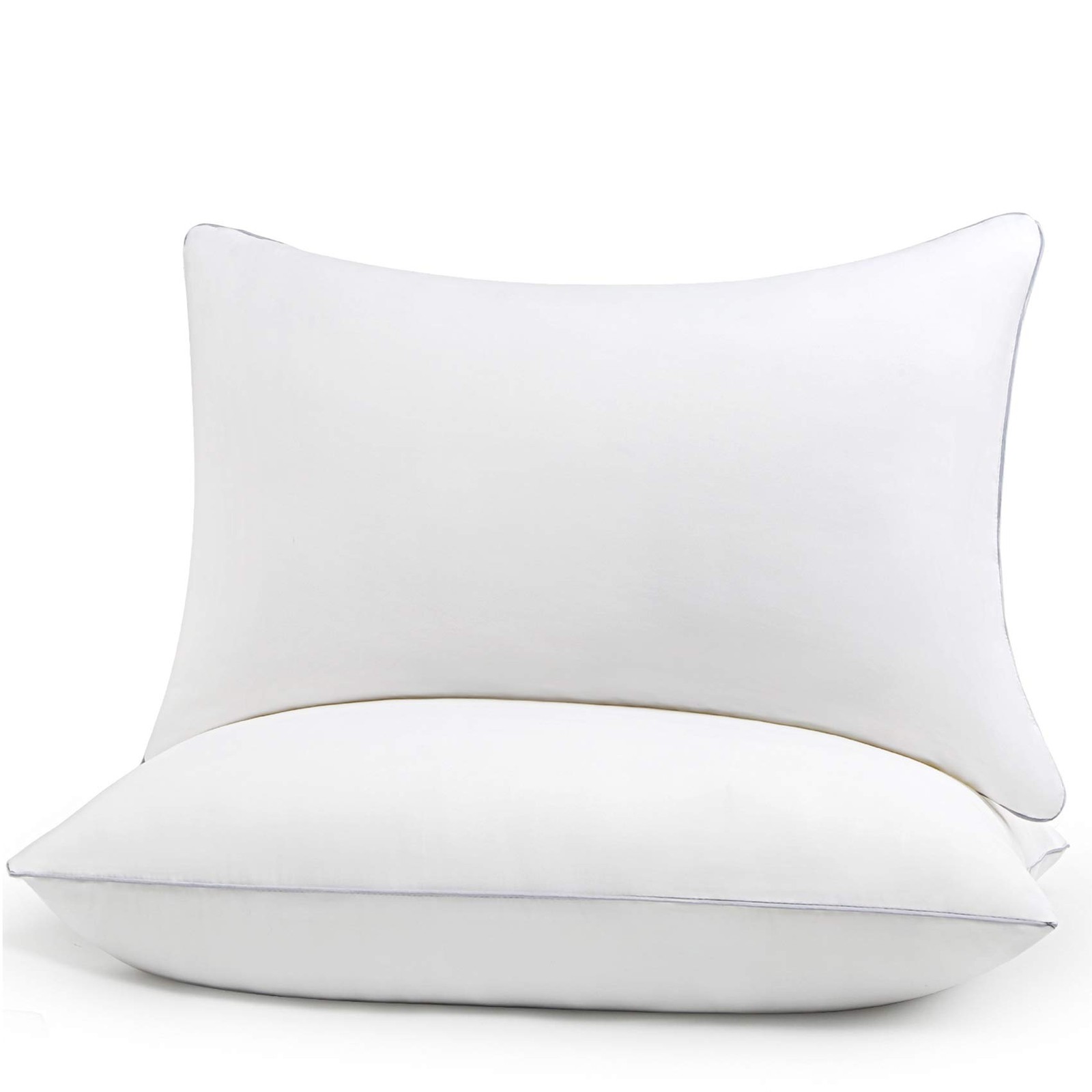 HIMOON Bed Pillows for Sleeping 2 Pack,Standard Size Cooling Standard, Grey