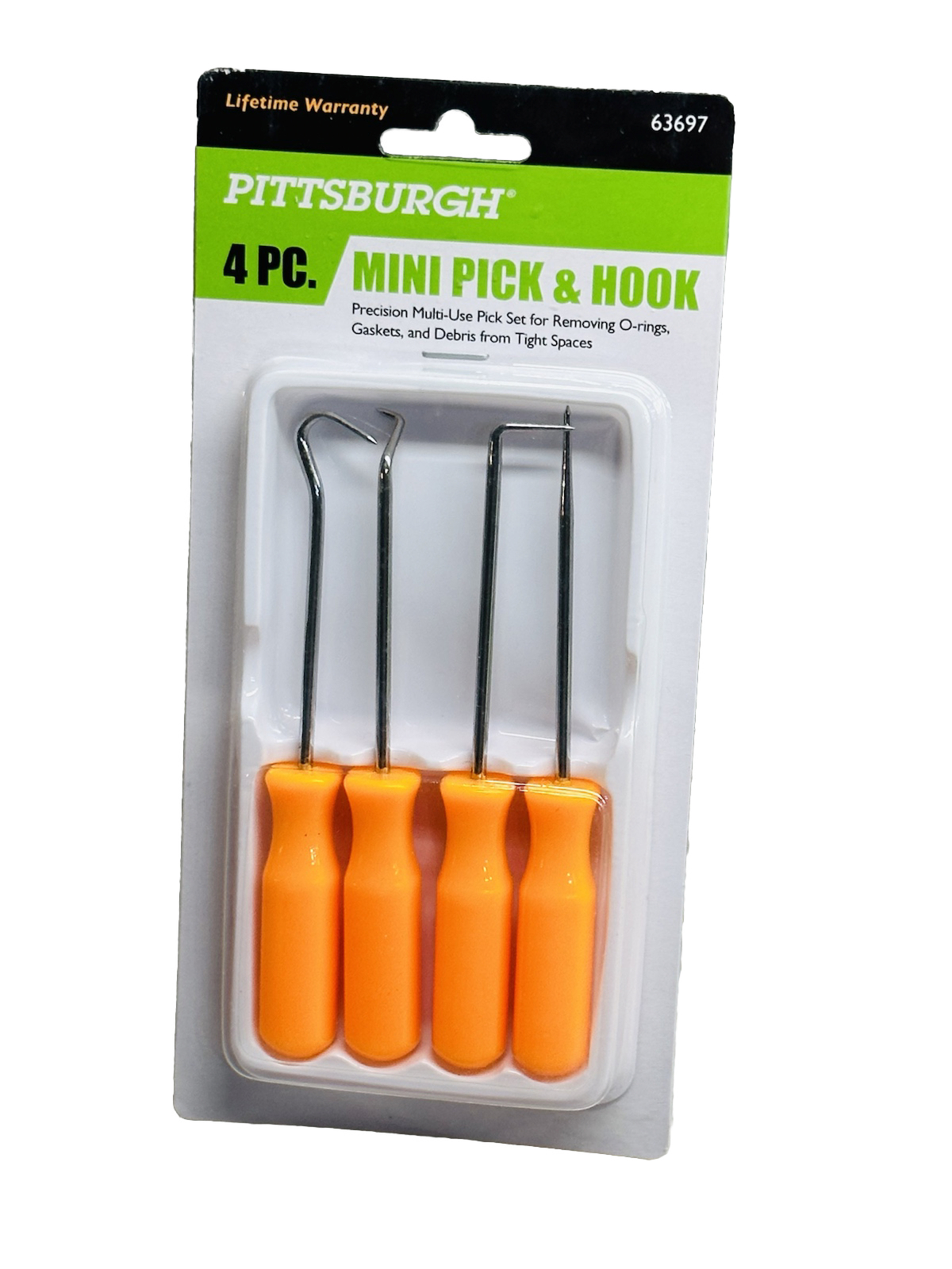 NEW Pittsburgh Mini Pick and Hook Set.1`ea 4-pc Precision, Multi -Use
