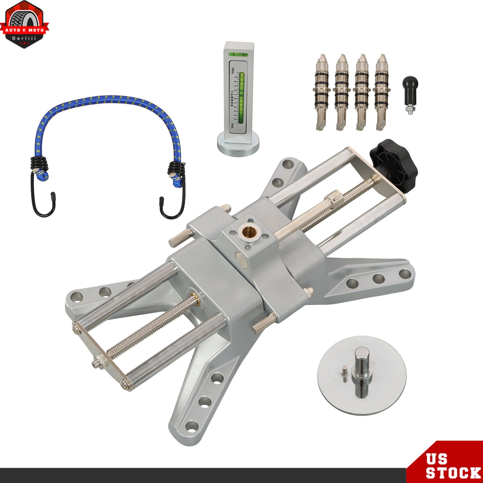 3D DSP Wheel Alignment Clamp with Tire Tread Grip Extensions & Magnetic Adapter