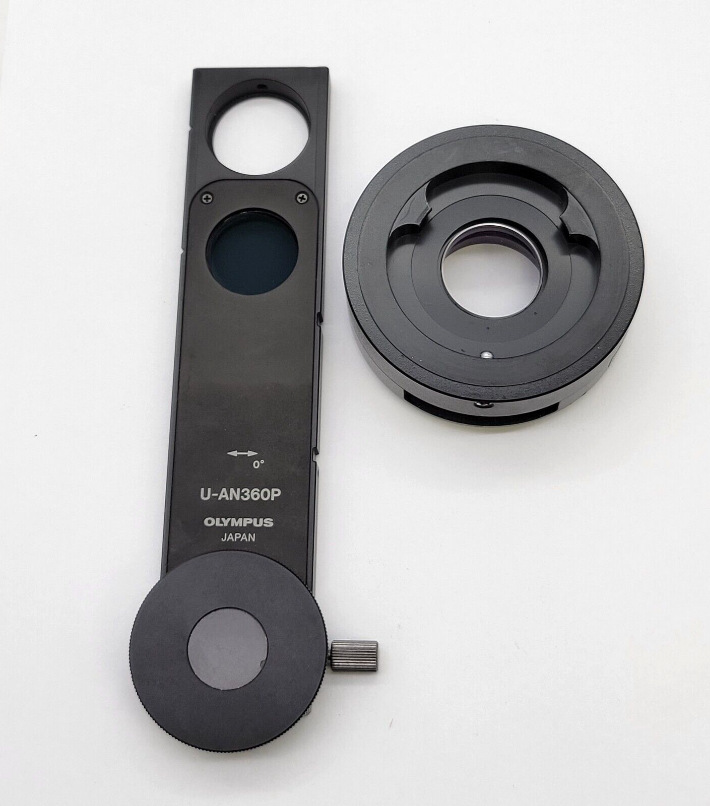 Olympus Microscope U-AN360P Rotating Analyzer with U-OPA Attachment