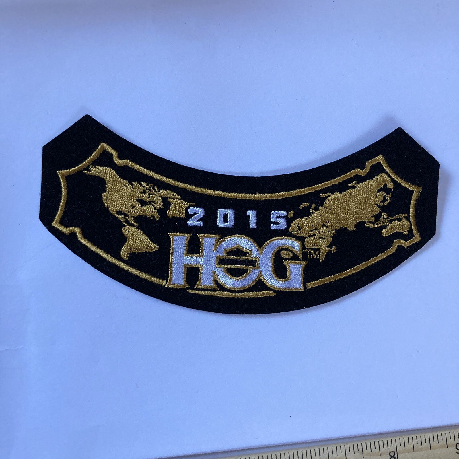 2015 HOG Membership rocker Patch HARLEY DAVIDSON OWNERS GROUP HD Black