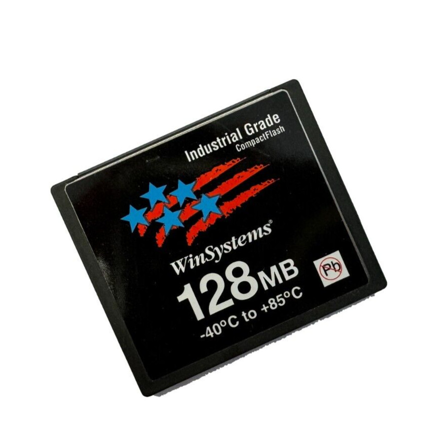 128MB WinSystems Industrial Grade Temp Compact Flash CF Card CFLASH-G-128M-I