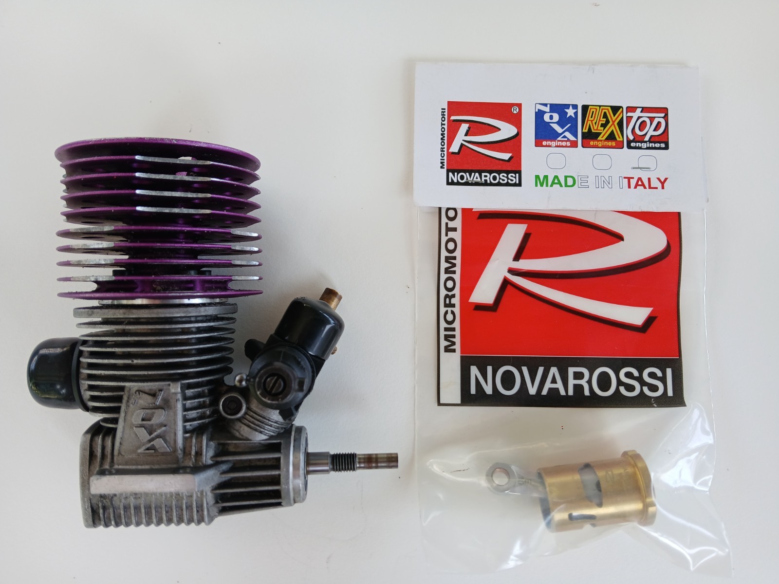 Novarossi 28-5T Truggy .28 5 port nitro engine + NEW piston/sleeve/rod set