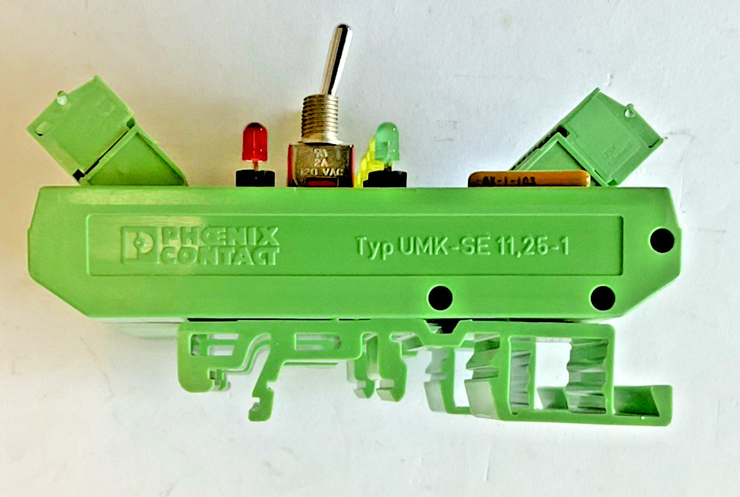 PHOENIX CONTACT UMK-SE 11.25-1 SWITCH MODULE 9 TOGGLE REV. A