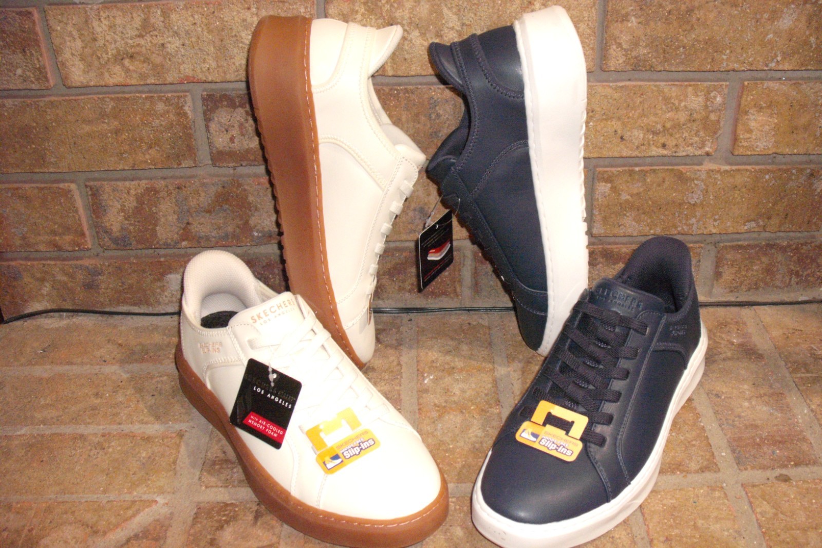 Skechers Slip-Ins Court Break-Double Vented/183177 Navy or White 8,9 D/SRP$75