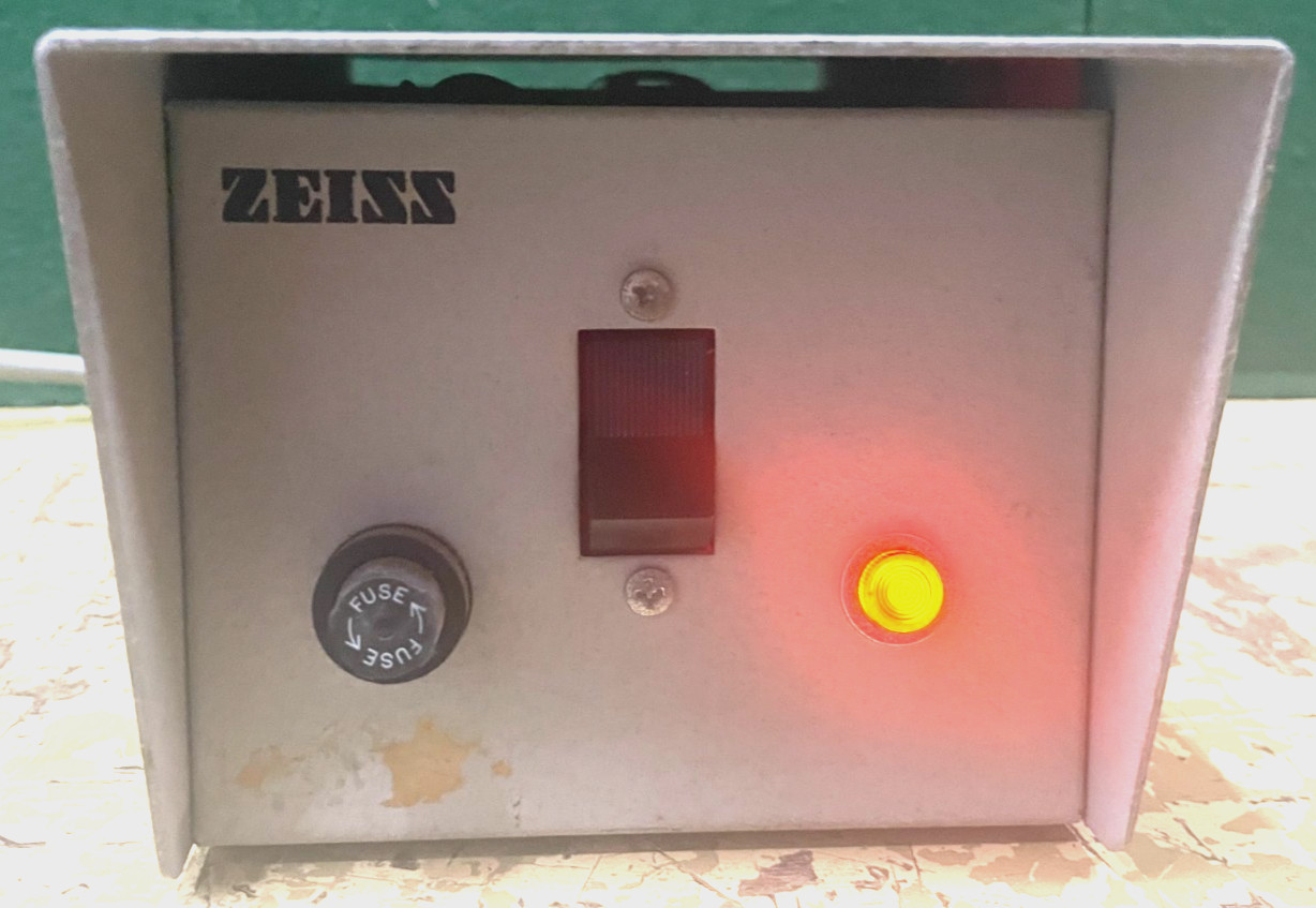 Vintage Zeiss Microscope Lamp Power Supply