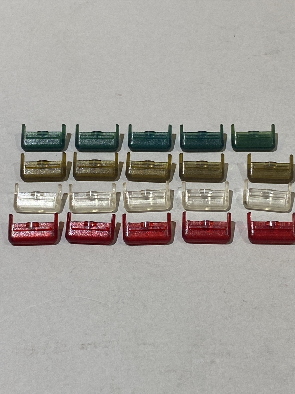 Lowrey Electric Organ Hohner Tab Button  Multi Colors Lot of 20