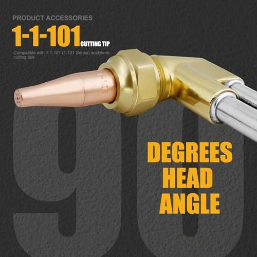 V-Type Heavy Duty Oxyacetylene Cutting Torch with Check Valve- Compatible with