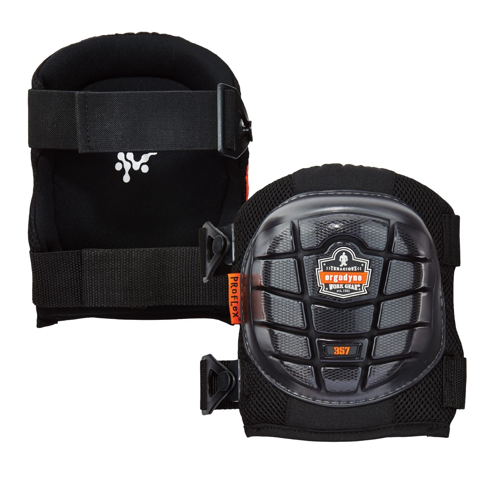 ProFlex 357 Professional Knee Pads, Protective Short Cap, Lightweight Padded ...