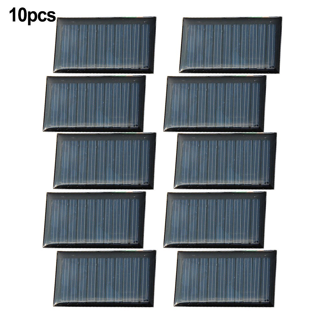10Pcs Small Solar Panels Kit 5V 30mA for DIY Electronics Projects