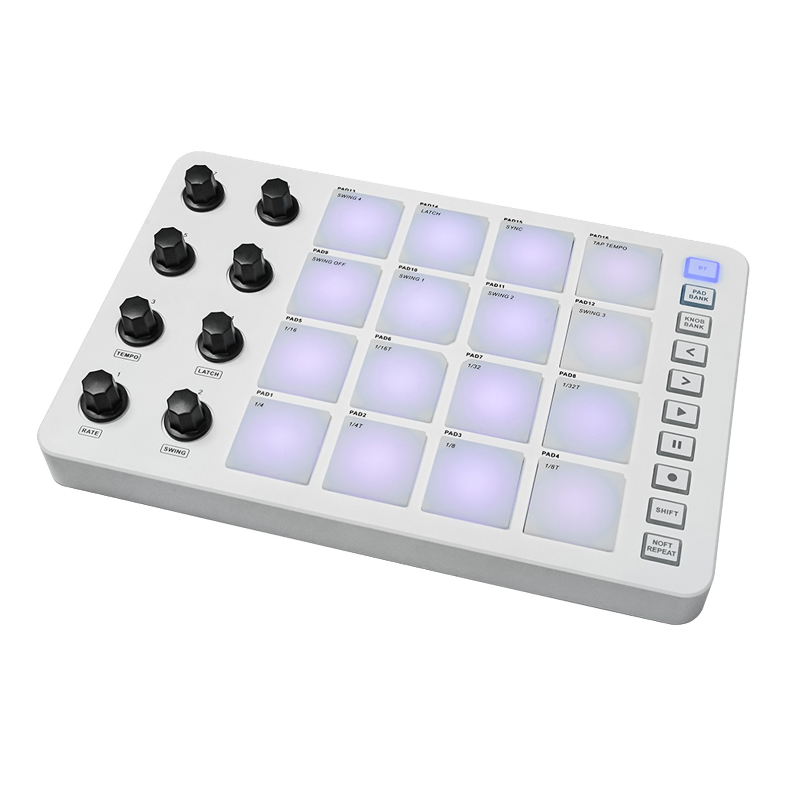 MIDI Controller Strike Pad RGB Backlight MIDI Keyboard BT Connection Low1935