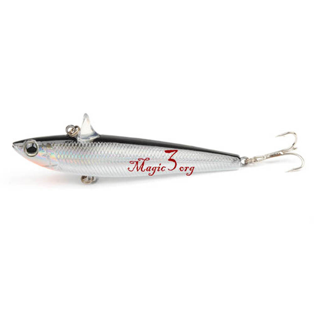 1pc Crankbait 80mm 9g Minnow Fishing Lure Hooks Tackle Hard Bait Bass
