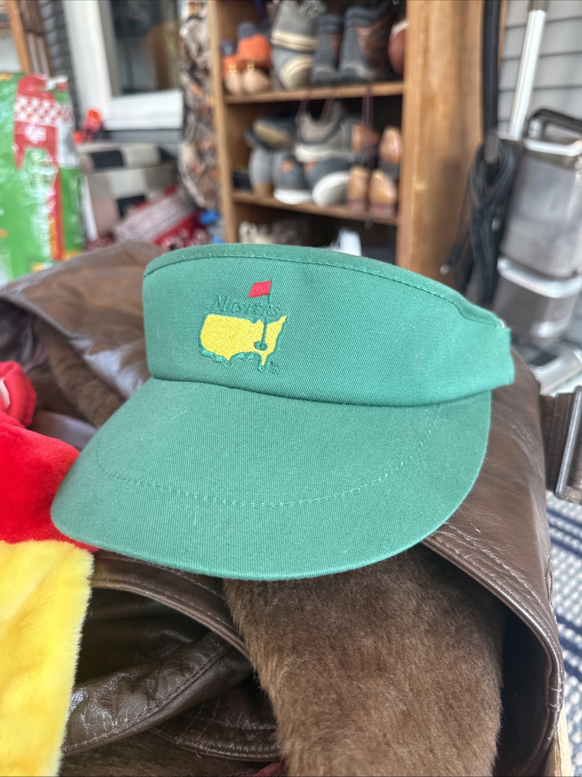 Masters Golf Visor Green Adjustable Official American Needle PGA Tour Tournament