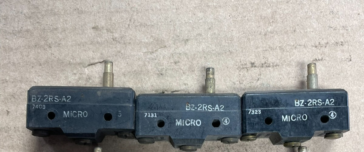 (Lot of 3) Micro Switch BZ-2RS-A2