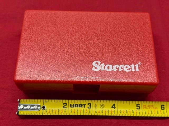 Starrett 3808A Dial Test Indicator with Dovetail Mount, .008" Range