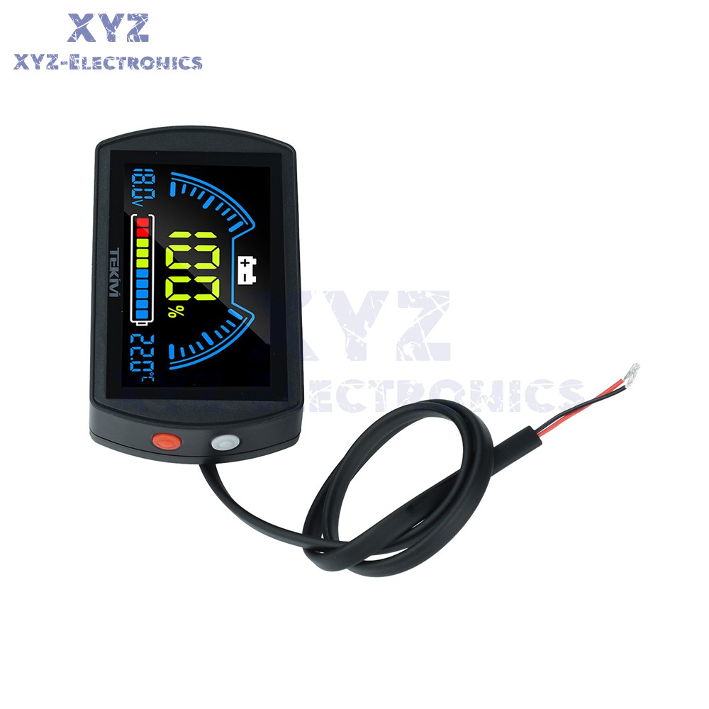 Digital Voltage Power Indicator Temperature Sensor Two-Wire Battery Level Meter