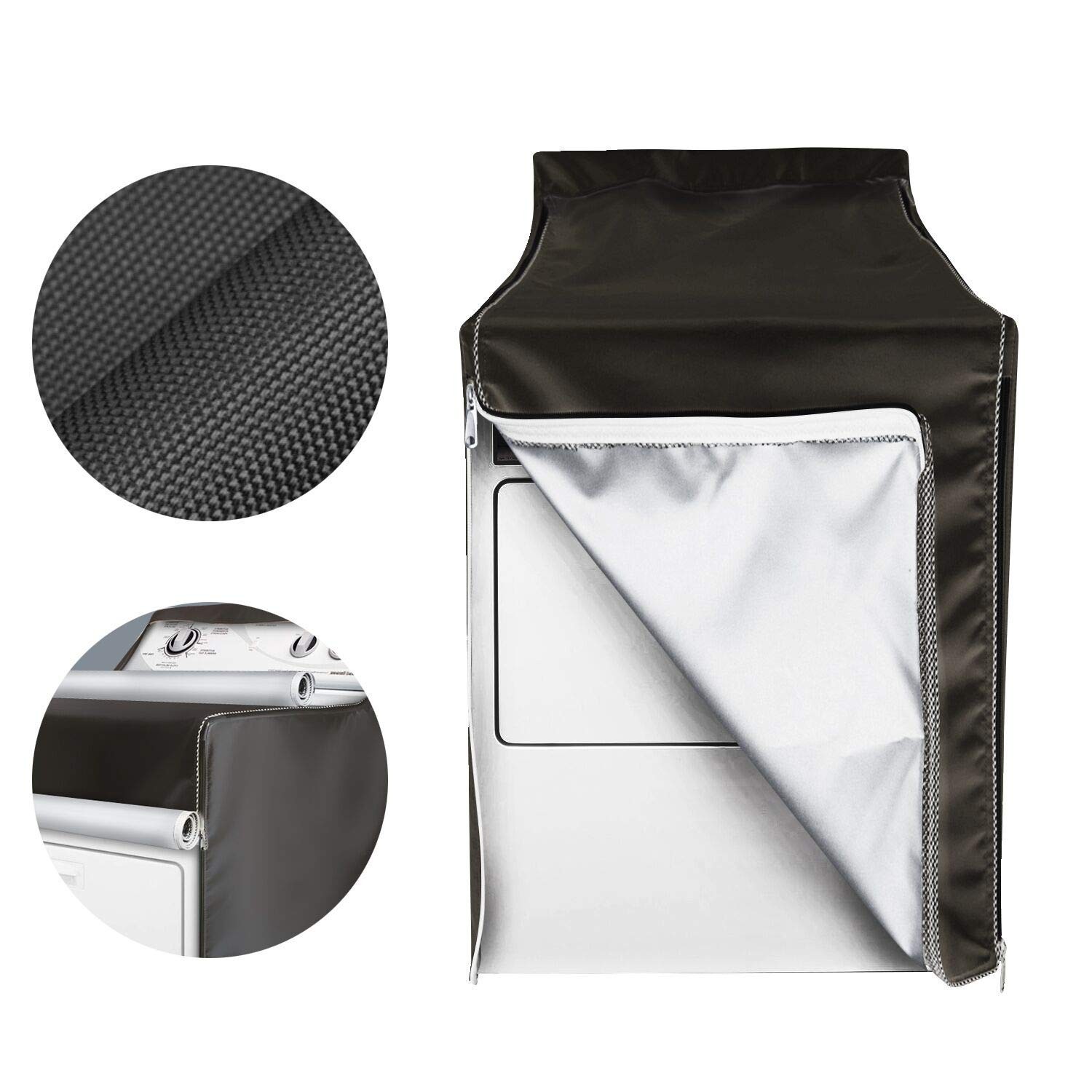 2Pack Washing machine cover,Fit for Outdoor Top Load and Front Load Machine,W...