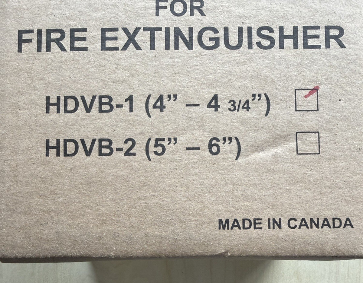 Strike First Heavy Duty Vehicle Bracket For Fire Extinguisher 4”-4 3/4”