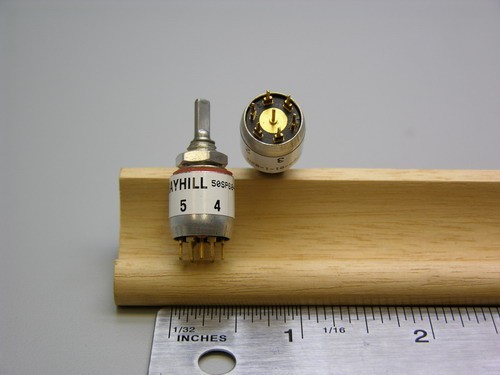 Grayhill 50SP60-01-1-02N SPDT 1/8" Shaft 60 Degree Non-Shorting Rotary Switches