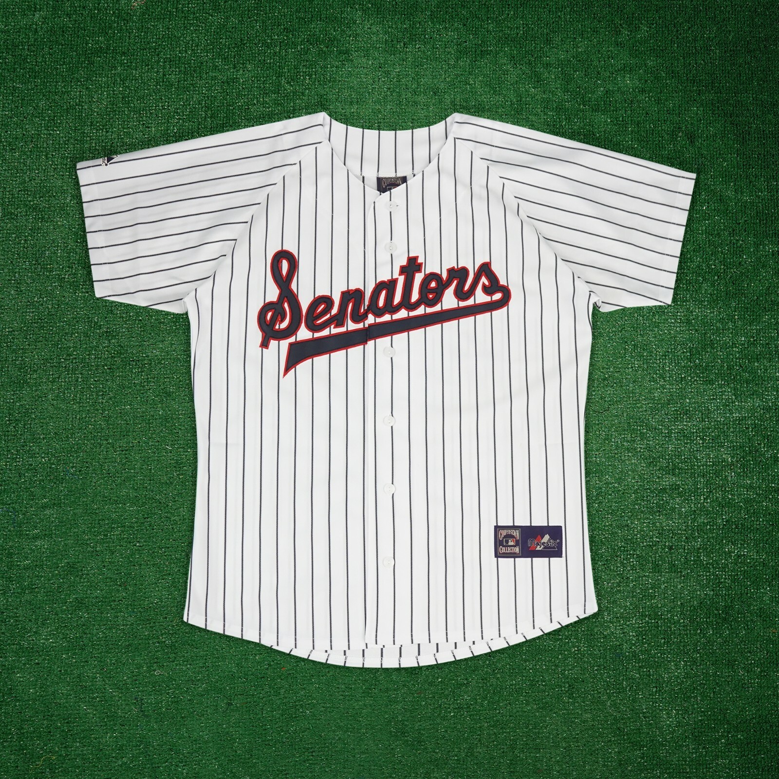 Washington Senators Majestic 1959 Cooperstown Men's Home White Jersey