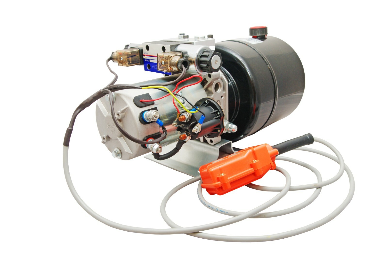 12V DC Double Acting Hydraulic Power Unit 12 Quart tank with Remote Control