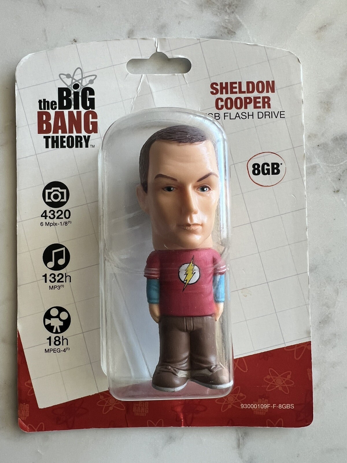 Big Bang Theory Funko 8GB Flash Drive Figure Sheldon Cooper Free Shipping!