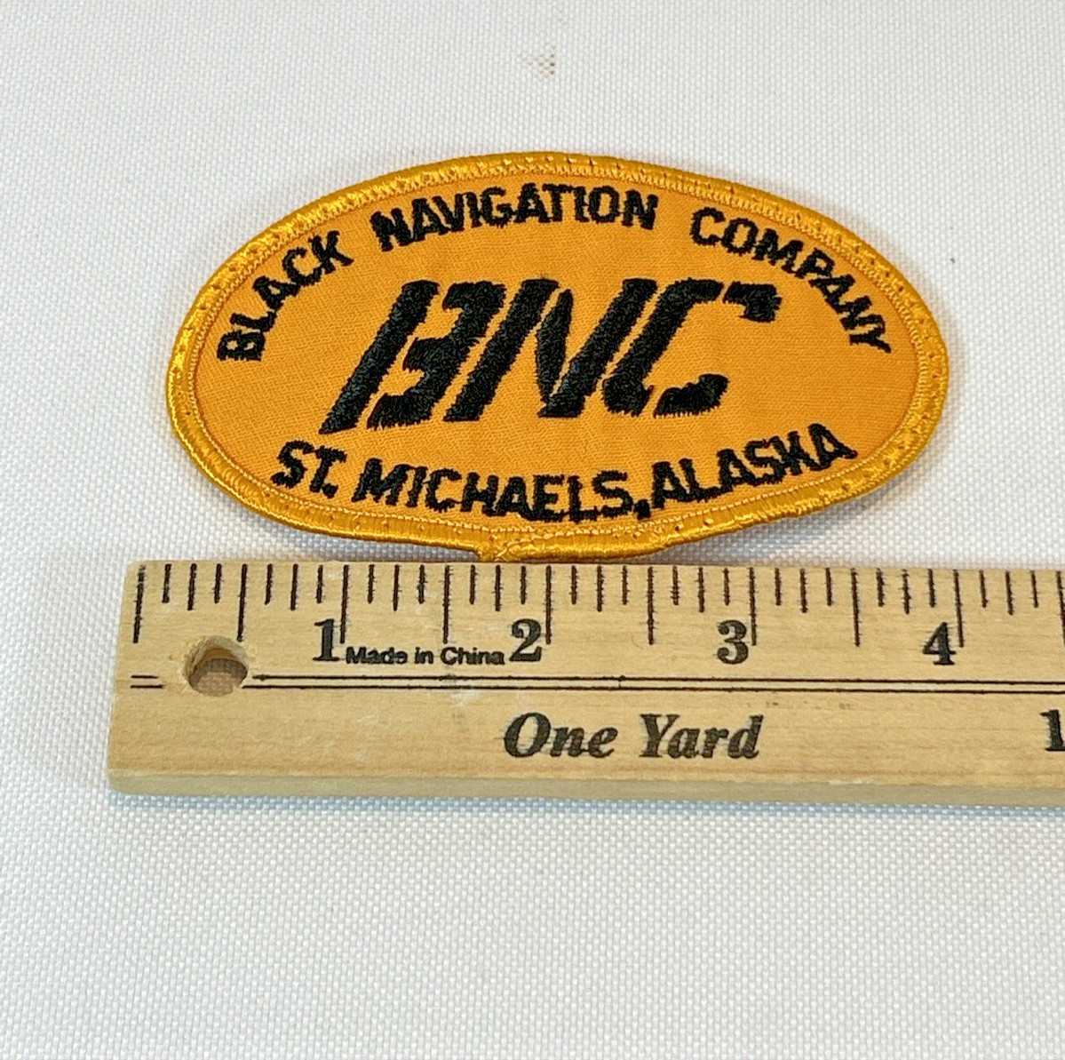Vintage Trucker Snapback Hat Cap Patch Replacement Alaska Black Nation Company
