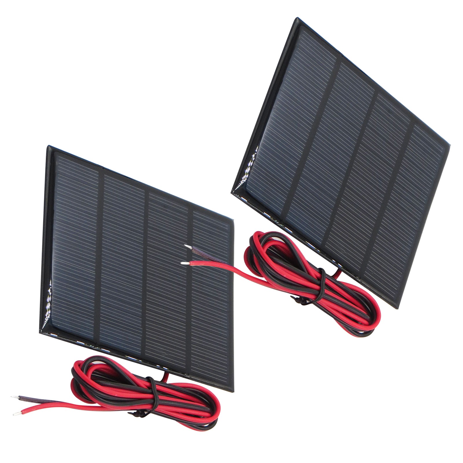 2* Solar Panel Cell Module Epoxy Charger For Charging Cellphones DC Batteries g
