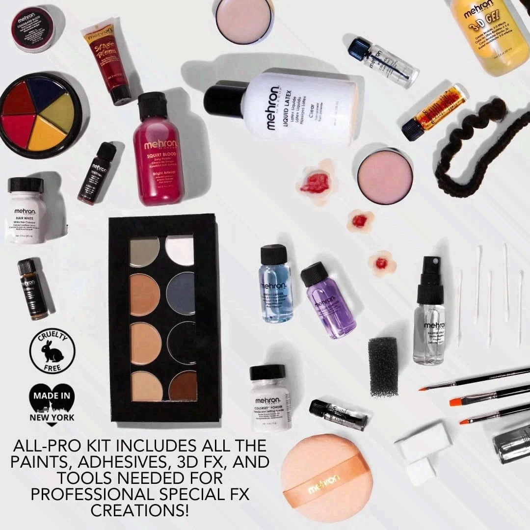 Mehron Special FX All-Pro Complete Professional Stage Makeup Kit Cosplay