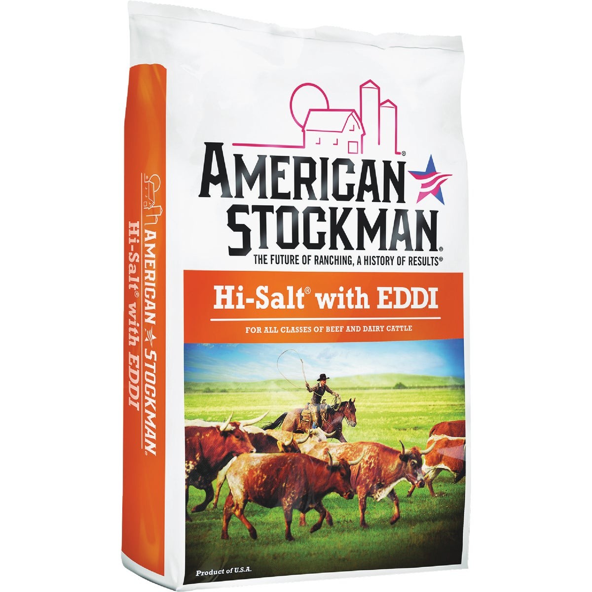 American Stockman Hi-Salt with EDDI 50 Lb. Trace Mineral Salt 768491 American
