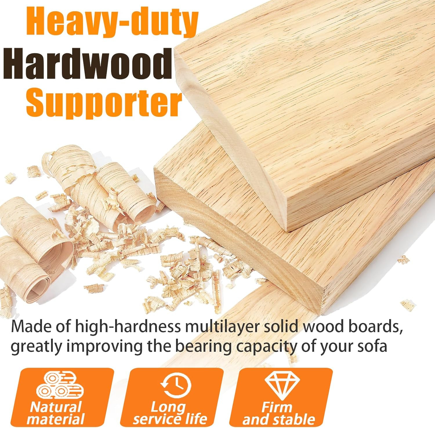 Heavy Duty Couch Cushion Support Board for Sagging Sofa, 21.5''X70'' Extra Thick