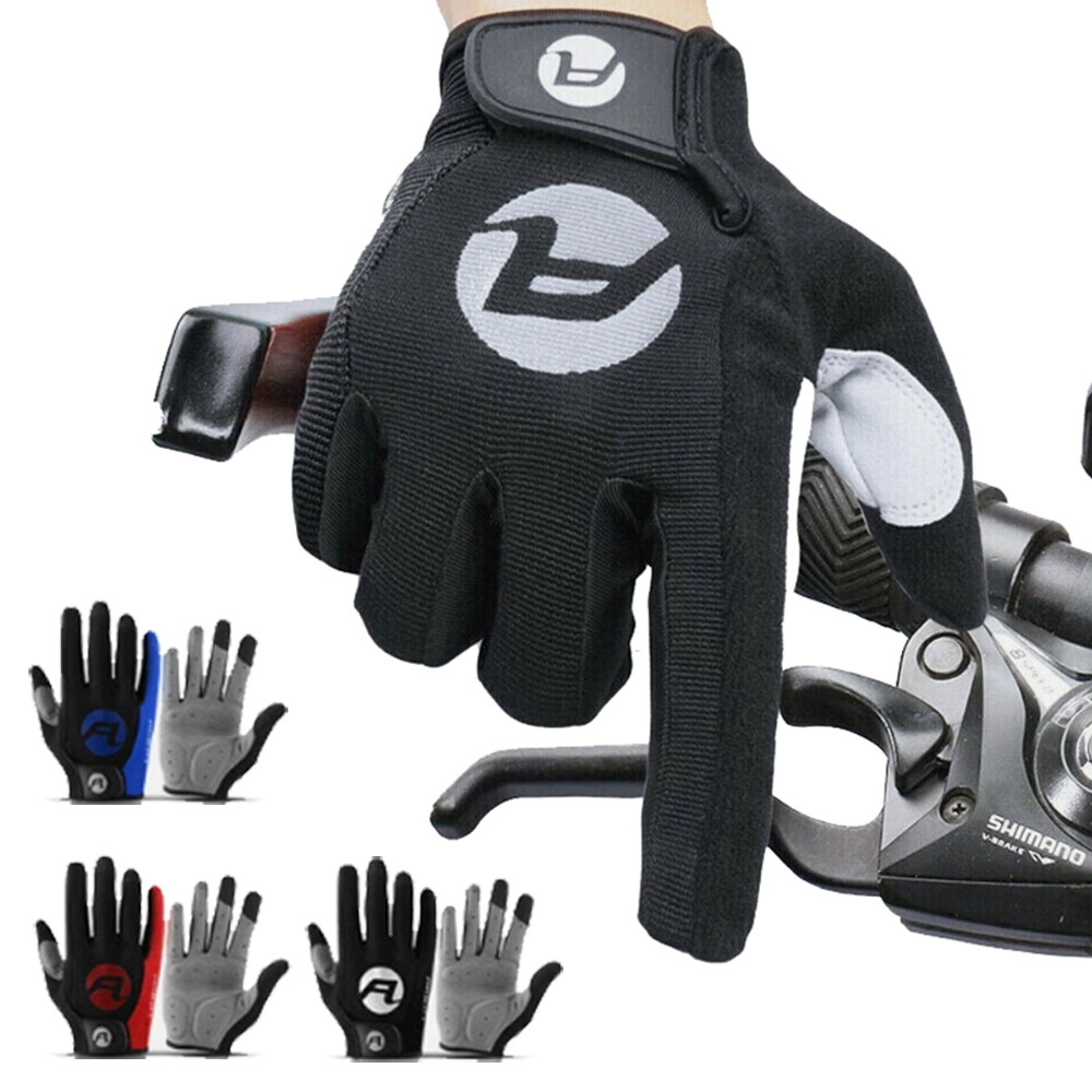 Men Motorcycle Gloves Motorbike Dirt Bike Riding Full Finger Touch Screen Gloves