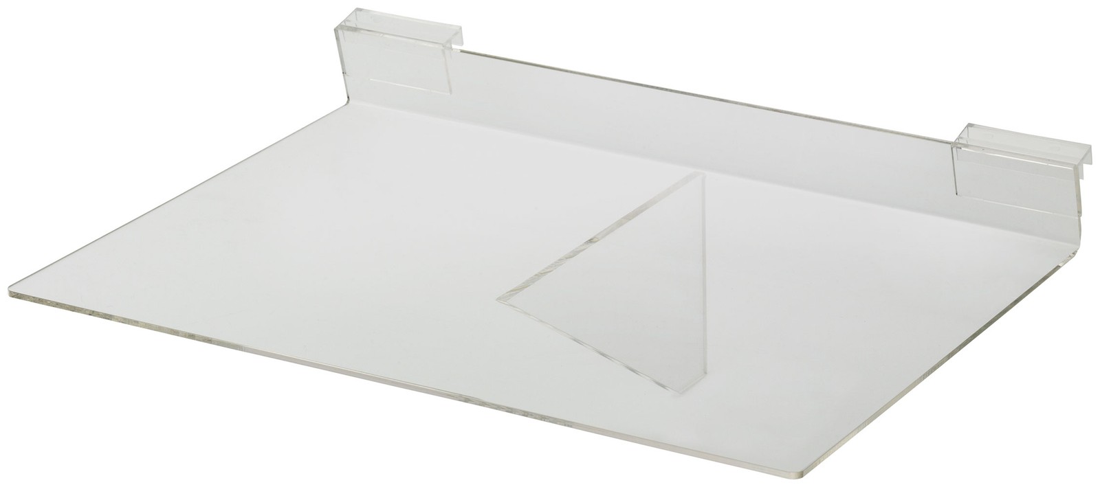 SSWBasics 14 x 10 Inch Clear Acrylic Shelf for Slatwall and Wire Grid
