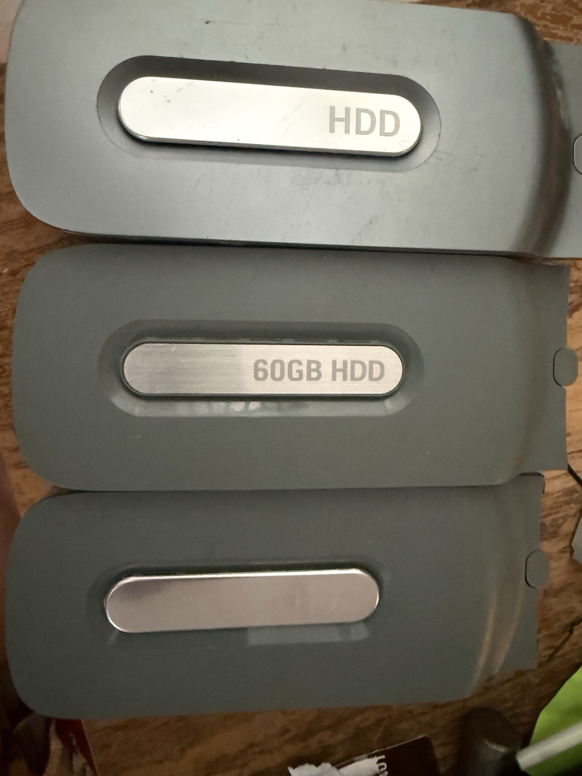 Lot of 3 Microsoft Xbox 360 Hard Drives 60GB & Unmarked Untested OEM HDD