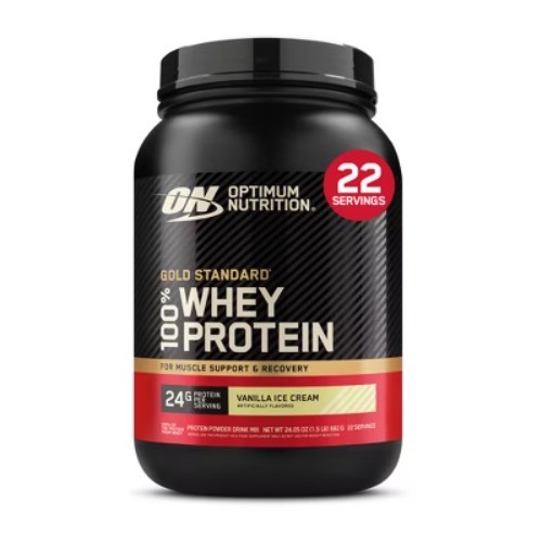 Optimum Nutrition Gold Standard 100% Whey Protein Powder - Vanilla Ice Cream