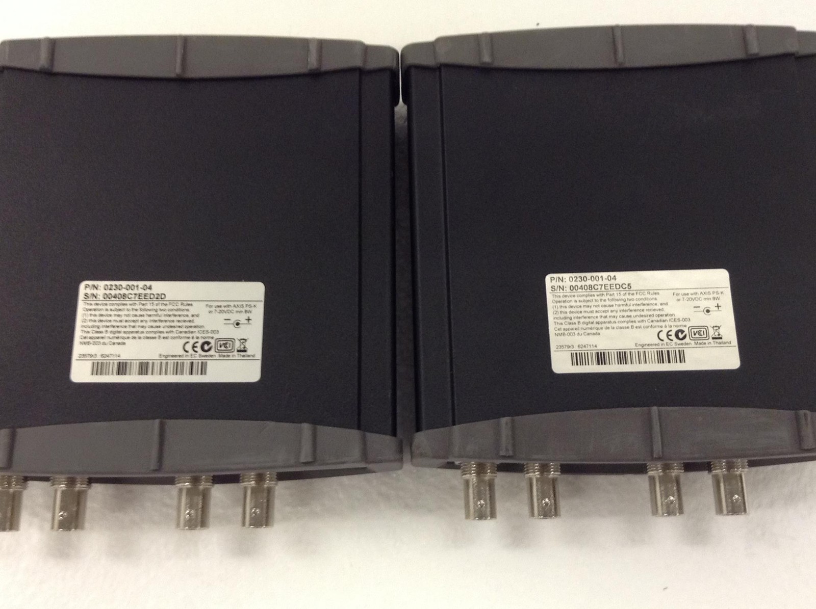Axis 241QA 4 Channel Video Server 0230-001-04, No Ac Adapter, WORKING