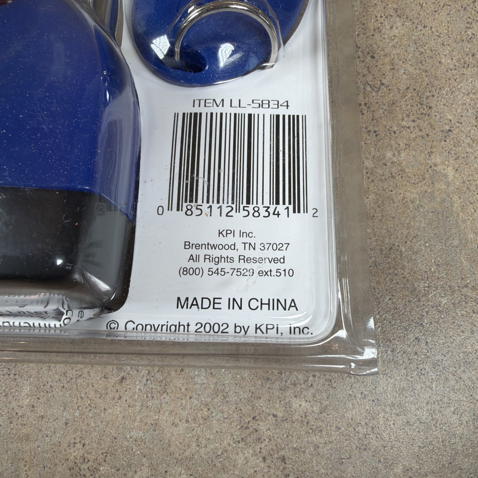 LASER LOCK Keyless Security Indoor Remote Padlock Remote 2002 KPI NOS