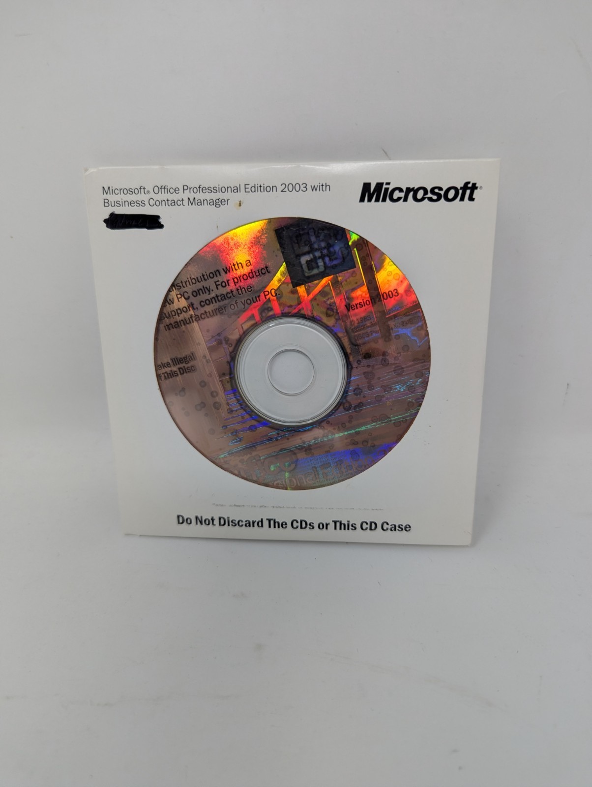 Microsoft Office 2003 Professional Edition w/ Business Contact Manager and Key