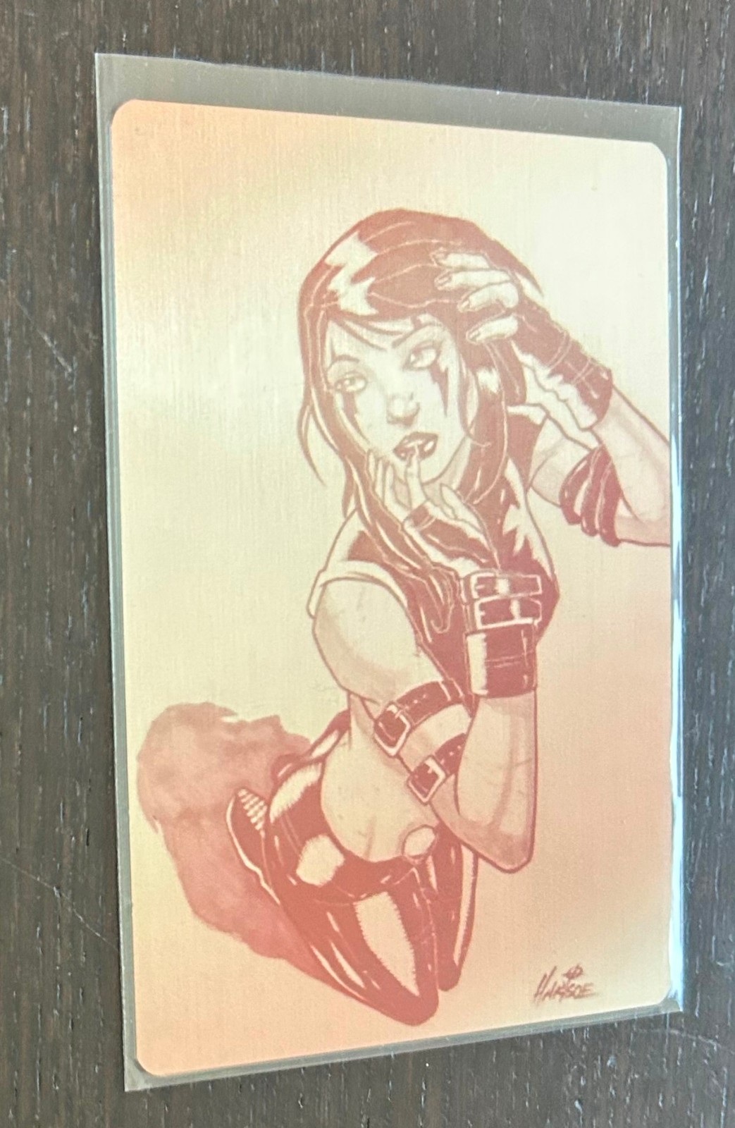 EVERETTE HARTSOE METALLIC CARD -- House of Razor -- LE Metal Trading Card (11)