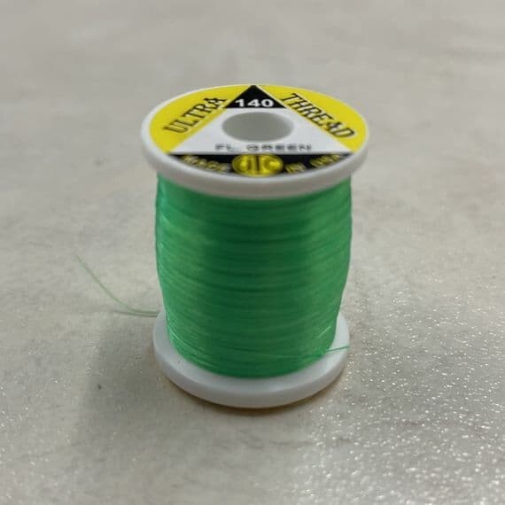 UTC Ultra Thread 140D Fl. Green - Fly Tying Materials