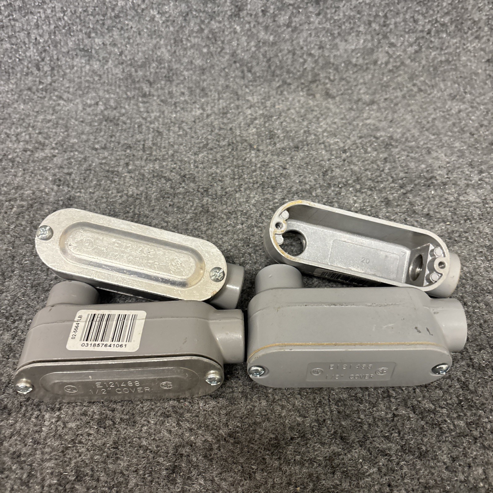 Lot Of 4 - Sigma Electric 02-55641LB 1/2" Aluminum LB Conduit Body New Other