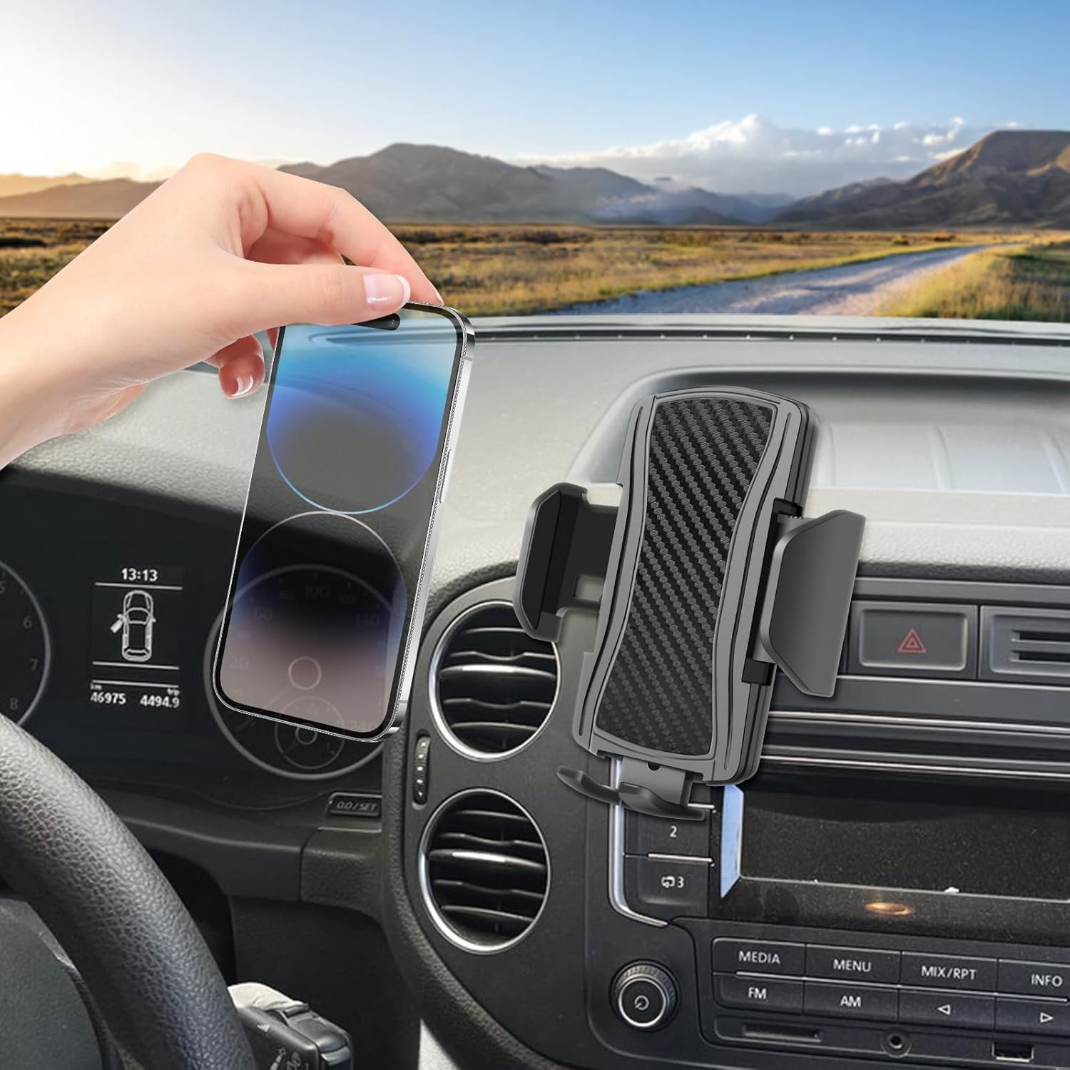 Car Phone Mount Fit for Volkswagen Tiguan 2009 2017 Phone Holder Navigation for