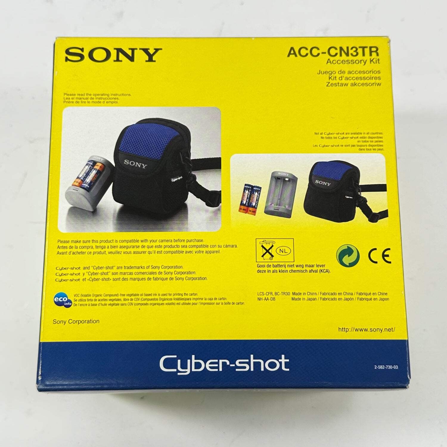 Sony Cyber-Shot Digital Camera Accessory Kit Black ACC-CN3TR