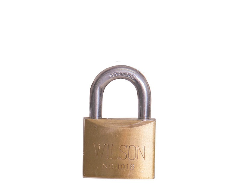 Wilson 1016 2" Solid Brass Case Body Padlock w/3 Keys