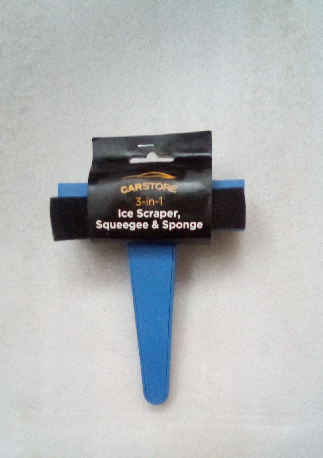 Ice Scraper Squeegee & Sponge 3 In 1 Car Van Window Windscreen Frost Snow Winter