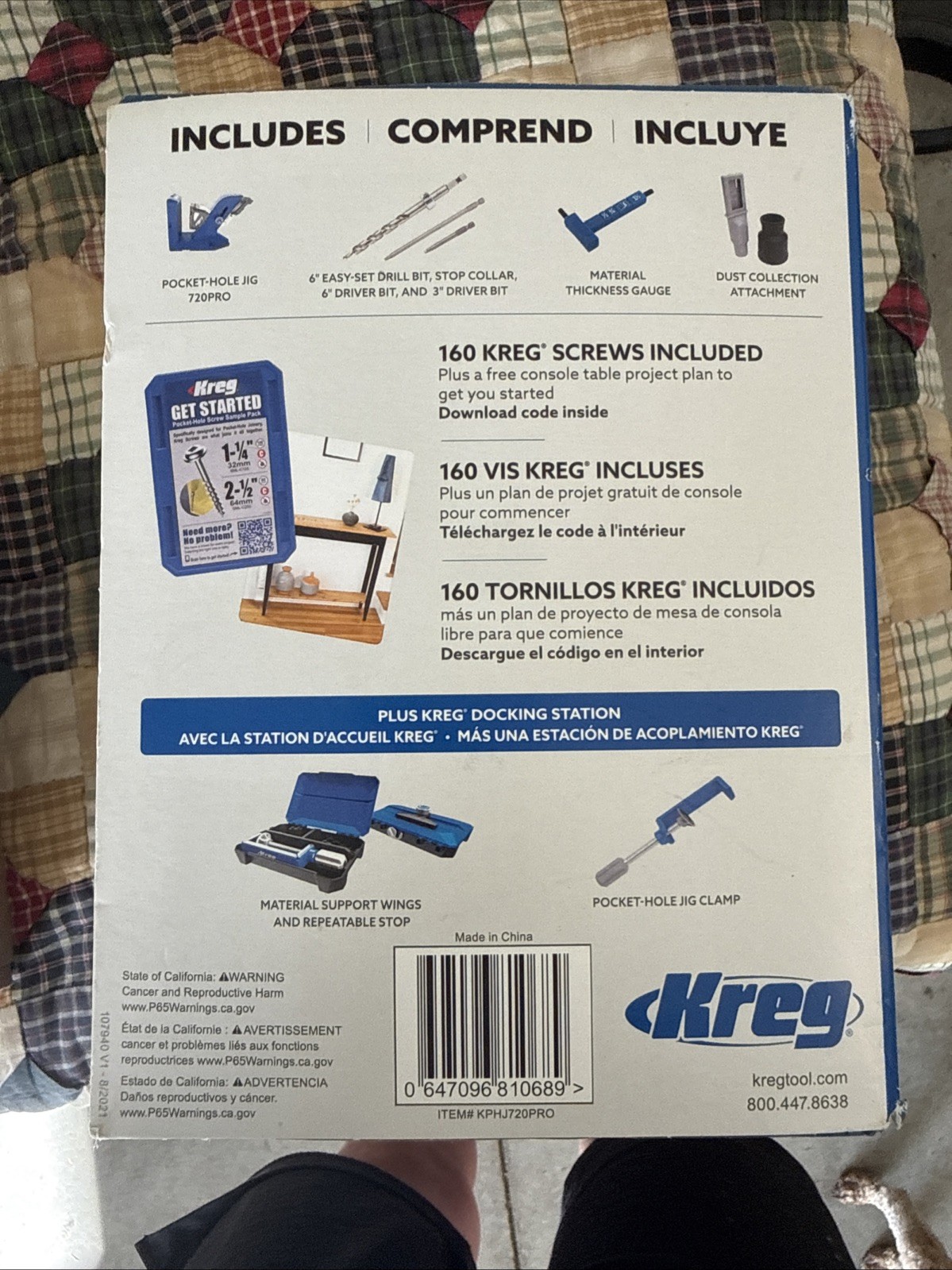 Kreg 720PRO Pocket Hole Jig System KPHJ720PRO BRAND NEW NEVER OPENED