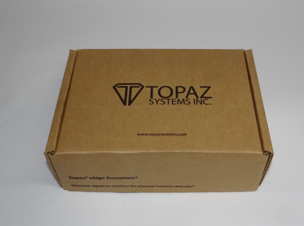 Topaz Systems LBK460-B-R Signature Capture Pad SigLite 1x5 Serial Backlit