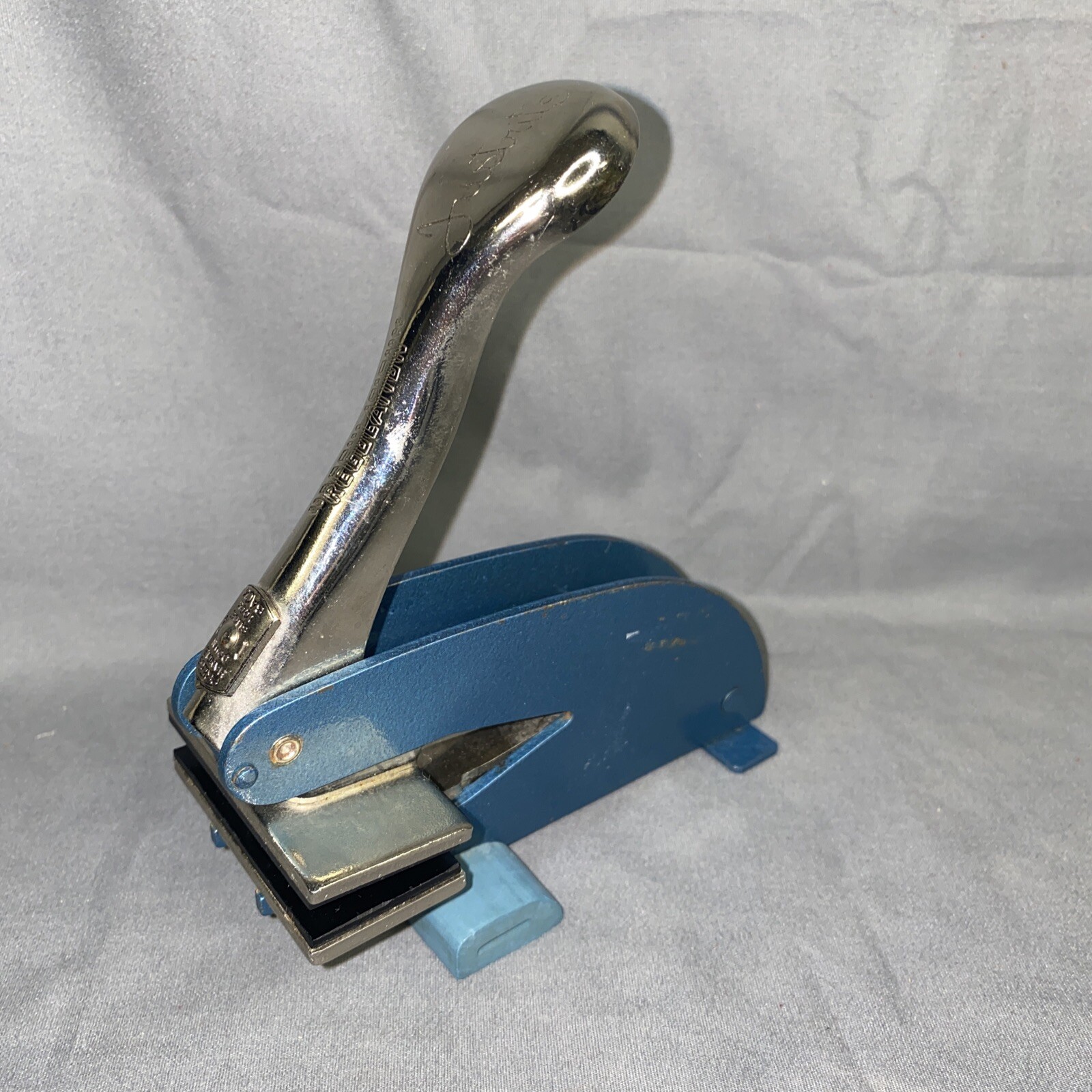JustRite Embosser “Regulation” Desktop Tabletop Seal Stamp Public Envelope