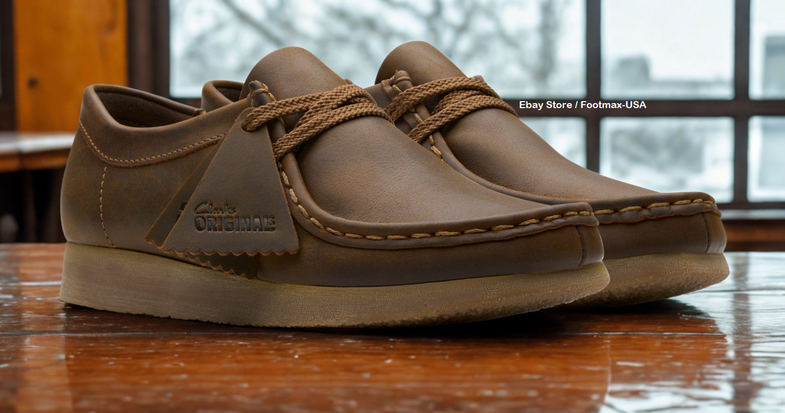 Clarks Kids / Juniors - Wallabee Beeswax